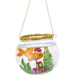 Skleněná ručně vyrobená vánoční koule ø 8 cm Fish Bowl – Sass & Belle obraz