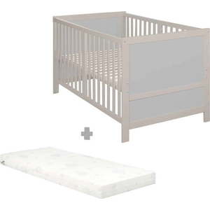 Šedá postýlka s nastavitelnou výškou 70x140 cm Easy Sleep – Roba obraz