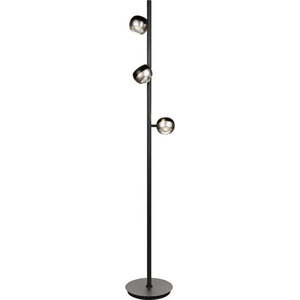 Černá/ve stříbrné barvě LED stojací lampa (výška 150 cm) Orbit – Trio Select obraz