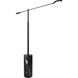 Černá LED stojací lampa (výška 145 cm) Fiore – Trio Select obraz