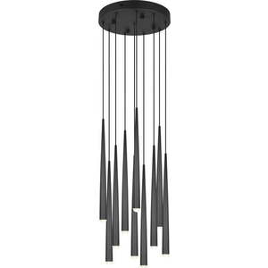 Černé LED závěsné svítidlo ø 30 cm Cala – Trio Select obraz