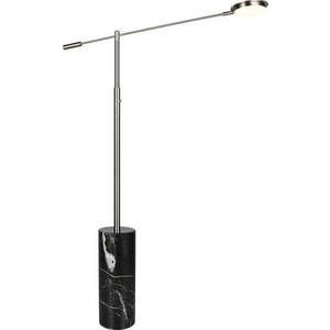 Černá/ve stříbrné barvě LED stojací lampa (výška 145 cm) Fiore – Trio Select obraz