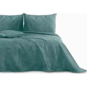 Tyrkysový přehoz na dvoulůžko 200x220 cm Palsha – AmeliaHome obraz