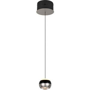 Černé/ve stříbrné barvě LED závěsné svítidlo ø 15, 5 cm Orbit – Trio Select obraz