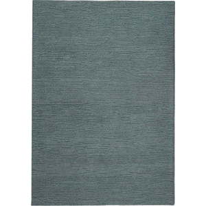Šedomodrý ručně tkaný vlněný koberec 120x170 cm Harris Boucle – Flair Rugs obraz