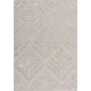Šedobéžový ručně tkaný koberec s příměsí vlny 200x290 cm Sloane – Flair Rugs obraz