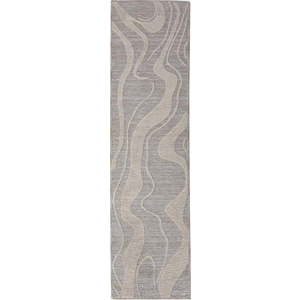 Šedý pratelný běhoun 60x223 cm Calder – Flair Rugs obraz