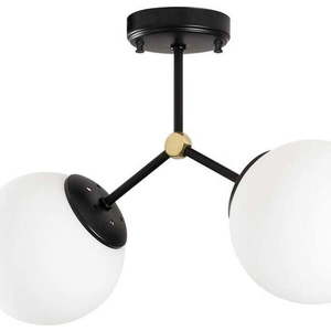 Černo-bílé stropní svítidlo Opviq lights Damar obraz