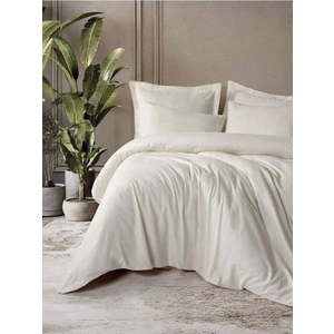 Béžové povlečení na dvoulůžko/prodloužené z bavlny Renforcé 240x220 cm Checkered – Mila Home Luxury obraz