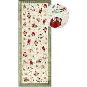 Zelený běhoun s vánočním motivem s příměsí bavlny 80x200 cm Toy's Delight Green Christmas – Villeroy&Boch obraz