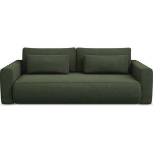 Khaki rozkládací/s úložným prostorem pohovka 238 cm Kapua – Makamii obraz