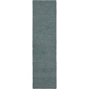 Šedomodrý ručně tkaný vlněný běhoun 80x230 cm Harris Boucle – Flair Rugs obraz