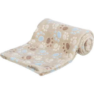 Béžová fleecová deka pro psa 75x50 cm Trixie Laslo – Plaček Pet Products obraz