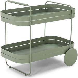 Kovový servírovací stolek na kolečkách 74x42 cm Gin & Trolley – Spinder Design obraz