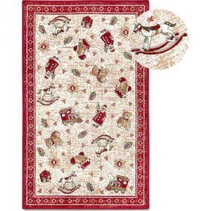 Červený koberec s vánočním motivem s příměsí bavlny 50x80 cm Toy's Delight Red Christmas – Villeroy&Boch obraz