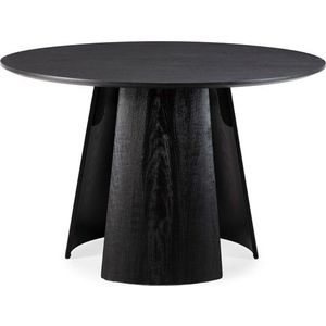Kulatý jídelní stůl s černou deskou ø 120 cm Zuri – MOME obraz