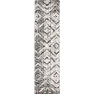 Šedý běhoun 80x300 cm Rhett – Flair Rugs obraz