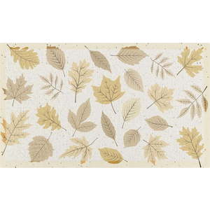 Rohožka 40x70 cm Autumn Neutral Leaves – Artsy Doormats obraz