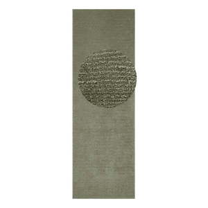 Tmavě zelený běhoun Mint Rugs Supersoft, 80 x 250 cm obraz