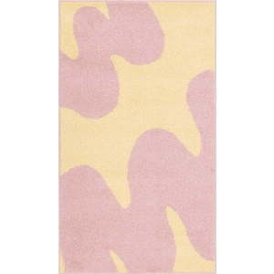 Žlutý/růžový dětský koberec 120x170 cm Hugsy Vanilla – FD obraz