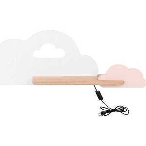 Bílo-růžové dětské svítidlo Cloud – Candellux Lighting obraz
