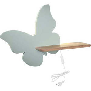 Dětské svítidlo v mentolové barvě Butterfly – Candellux Lighting obraz