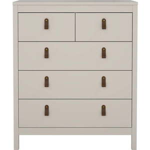 Šedobéžová komoda 82x99x38 cm Madrid – Tvilum obraz