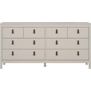 Šedobéžová komoda 159x80x38 cm Madrid – Tvilum obraz