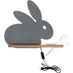 Šedé dětské svítidlo Rabbit – Candellux Lighting obraz