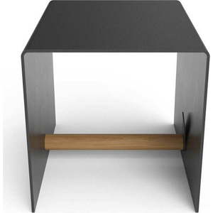 Černý dekorativní kovový/z eko kůže úložný box 32x38x31 cm Bull – LIND DNA obraz