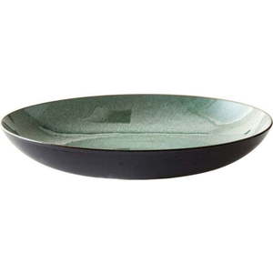 Zelená/černá mísa z kameniny ø 40 cm Black/Green – Bitz obraz