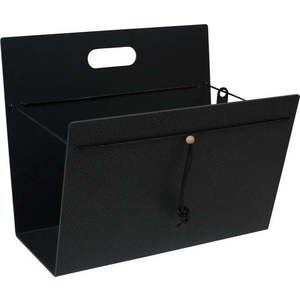 Kovový/z eko kůže stojan na časopisy Hippo L – LIND DNA obraz