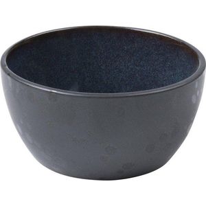 Černá/modrá miska z kameniny 200 ml Black/Dark Blue – Bitz obraz