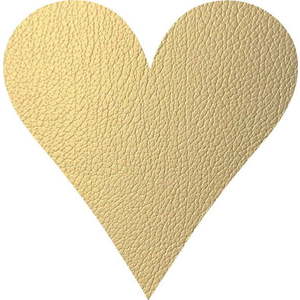 Prostírání z eko kůže 30x30 cm Heart Hippo – LIND DNA obraz