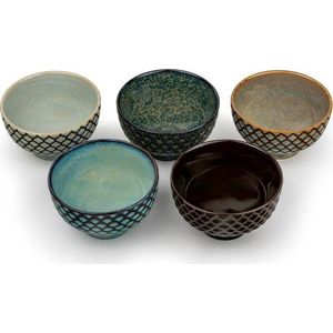 Porcelánové šálky v sadě 5 ks 200 ml Sara – Bredemeijer obraz