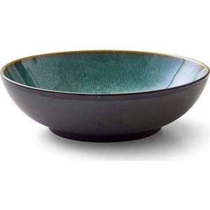 Zelená/černá servírovací miska z kameniny 1, 8 l Black/Green – Bitz obraz