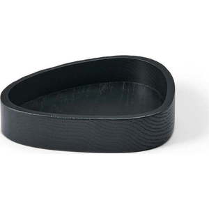 Černý dekorativní dřevěný úložný box 14x12, 5x3 cm Curve S – LIND DNA obraz