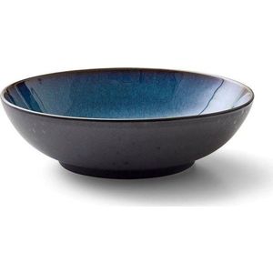Černá/modrá servírovací miska z kameniny 1, 8 l Dark Blue/Black – Bitz obraz