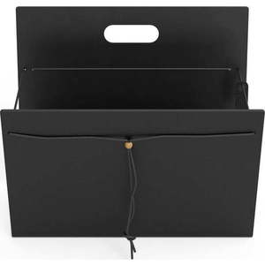 Kovový/z eko kůže stojan na časopisy Bull L – LIND DNA obraz