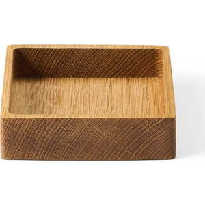 Dekorativní dřevěný úložný box v přírodní barvě 11x11x3 cm Square S – LIND DNA obraz
