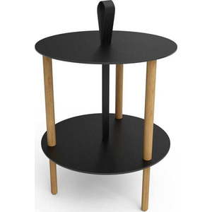 Kulatý odkládací stolek ø 38 cm Strap S Bull – LIND DNA obraz