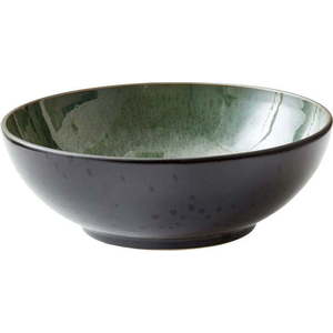 Zelená/černá mísa z kameniny ø 30 cm Black/Green – Bitz obraz