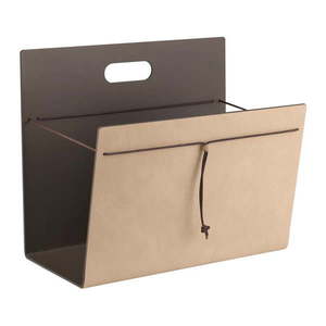 Kovový/z eko kůže stojan na časopisy Nupo L – LIND DNA obraz