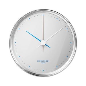 Nástěnné hodiny Henning Koppel, 10 cm, leštěná nerezová ocel - Georg Jensen obraz