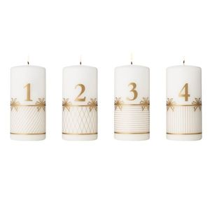 Adventní svíčky 2025 zlaté, 4ks - Georg Jensen obraz