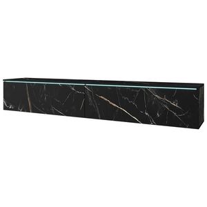 P & B NÍZKÁ KOMODA, barvy grafitu, 180/30/33 cm obraz