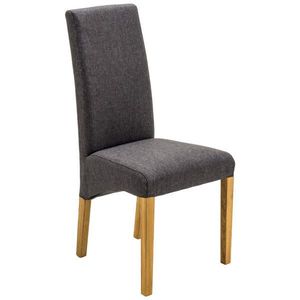 Carryhome ŽIDLE, antracitová, barvy dubu obraz