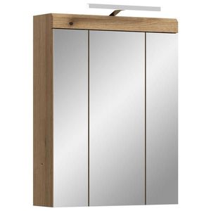 MID.YOU ZRCADLOVÁ SKŘÍŇKA, přírodní barvy, 60/79/18 cm obraz