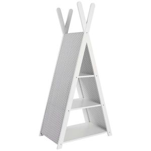 My Baby Lou REGÁL DO DĚTSKÉHO POKOJE, šedá, bílá, 65/43, 7/135 cm obraz