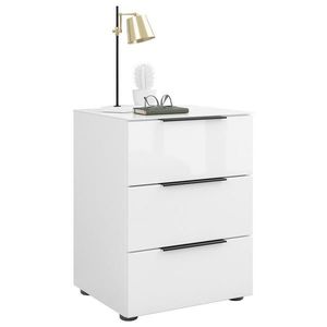 NOČNÍ STOLEK, bílá, 45/60/40 cm obraz